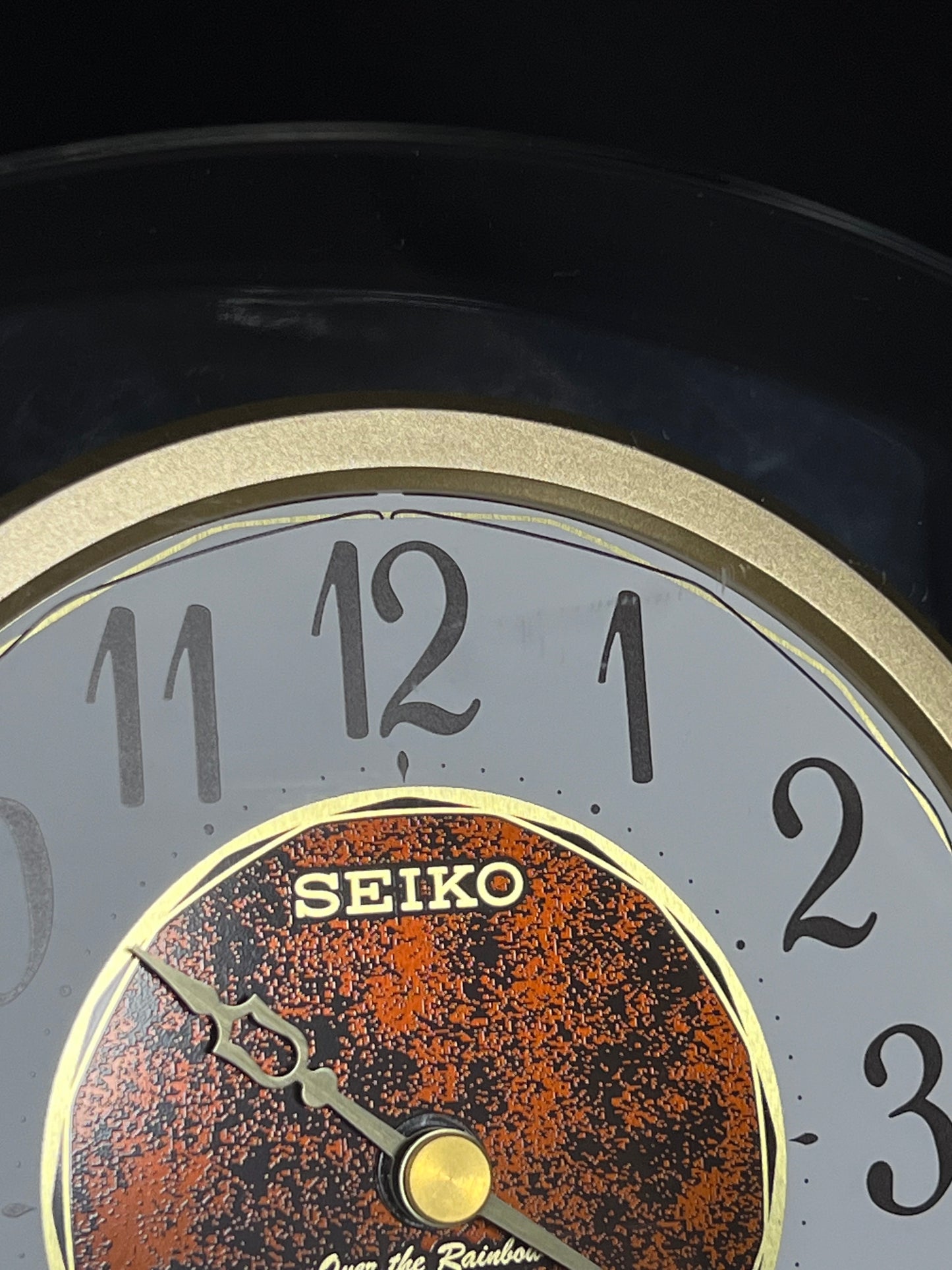 Seiko QXW115BRH "Contemporary Fantasy Swing" Musical Motion Decorative Pendulum Mantel Clock