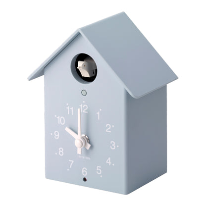 Rhythm “Tori House” Modern Wall or Mantel Cuckoo Clock with Real Cuckoo Sound - 4RH797SR01 (White/Red), 4RH797SR04 (Blue)