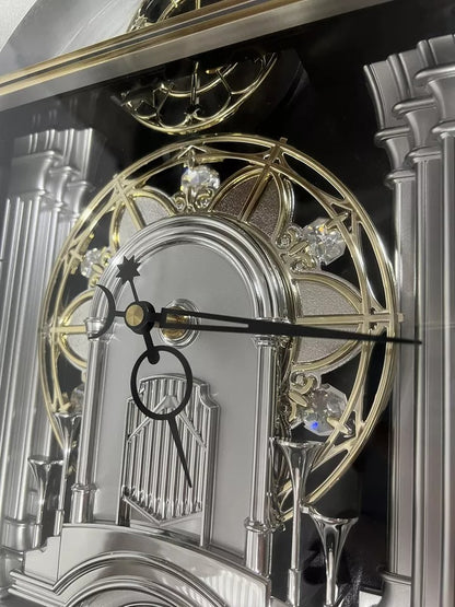 Rhythm “Renaissance” Magic Motion Musical Wall Clock with Moving Dial and Decorations - 4MH788-R18