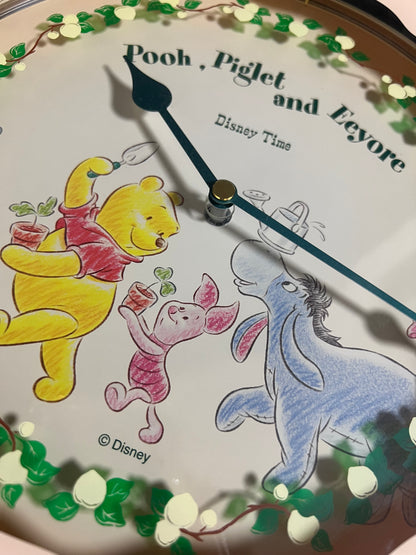 Seiko Disney Time FW538M "Winnie The Pooh, Piglet, & Eeyore" Musical Decorative Wall Clock from Japan