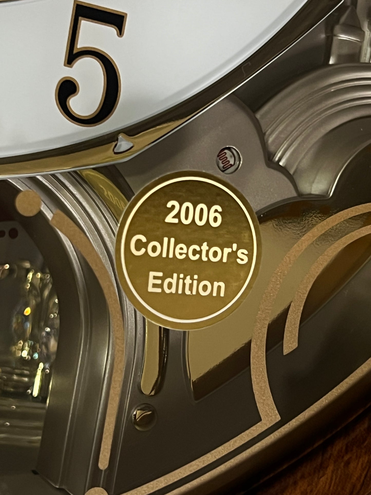 Seiko QXM147BRH "2006 Special Collector's Edition" Melodies in Motion Musical Moving Wall Clock with Popular Melodies