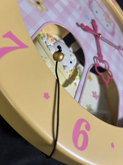 Citizen (Rhythm) "Hello Kitty M756" Magic Motion Musical Wall Clock from Japan with Dancing Hands - 4MH756-003