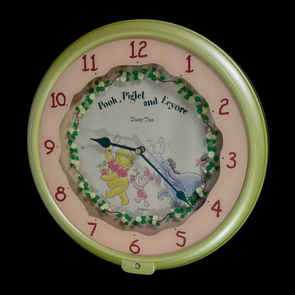 Seiko Disney Time FW538M "Winnie The Pooh, Piglet, & Eeyore" Musical Decorative Wall Clock from Japan