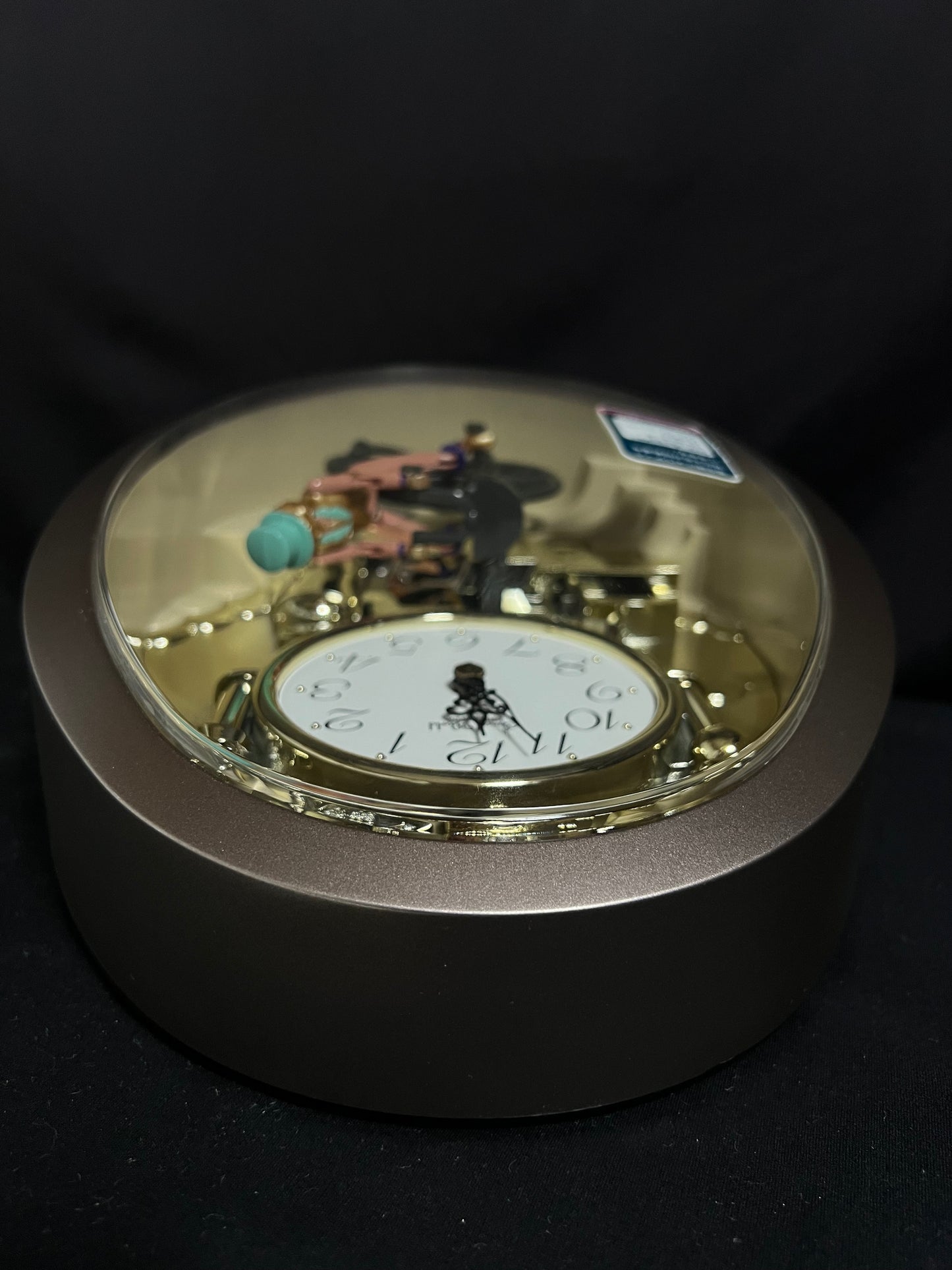 Rhythm "Small World Wind Story 3" Bicycle Magic Motion Musical Mantel Clock from Japan - 4RH716RH12