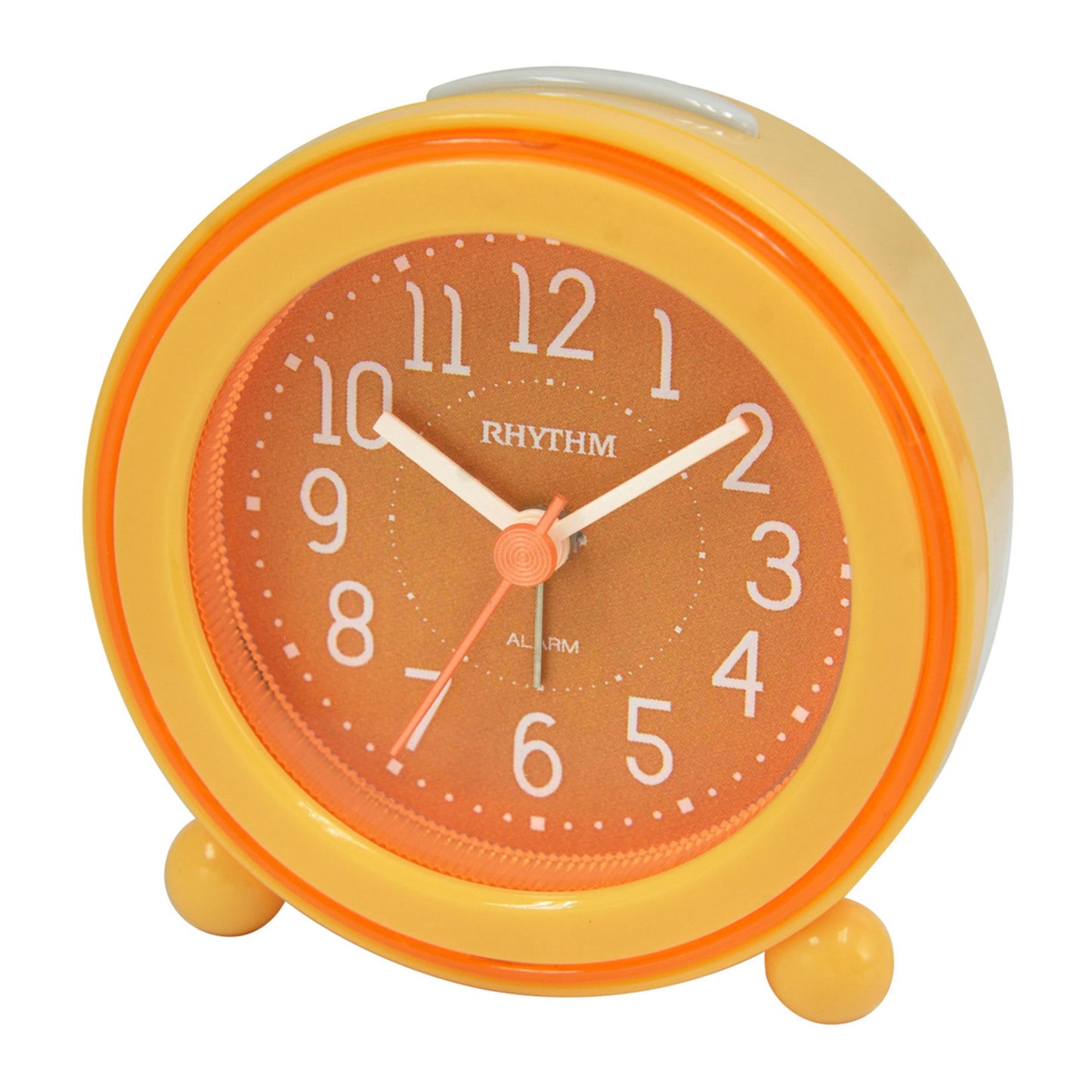 Rhythm “Nightbright 308” Retro Desk Alarm Clock with LED-Lighted Dial - CRE308UR01 (Red), CRE308UR04 (Blue), CRE308UR14 (Orange)