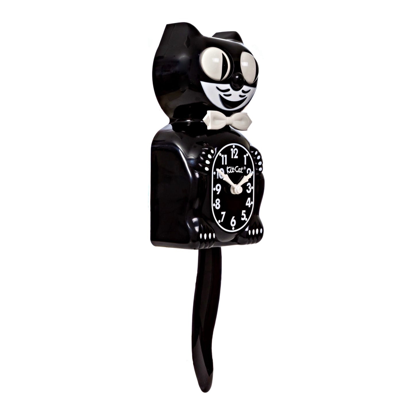 15.5” Kit Cat Klock “Classic Black” Novelty Wall Clock by California Clock Company - BC-1