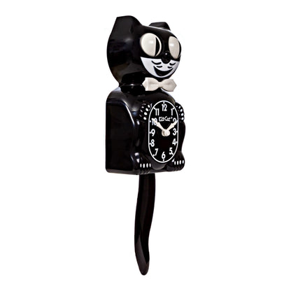 15.5” Kit Cat Klock “Classic Black” Novelty Wall Clock by California Clock Company - BC-1