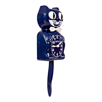 15.5” Kit Cat Klock “Galaxy Blue” Limited Edition Novelty Wall Clock by California Clock Company - BC-48