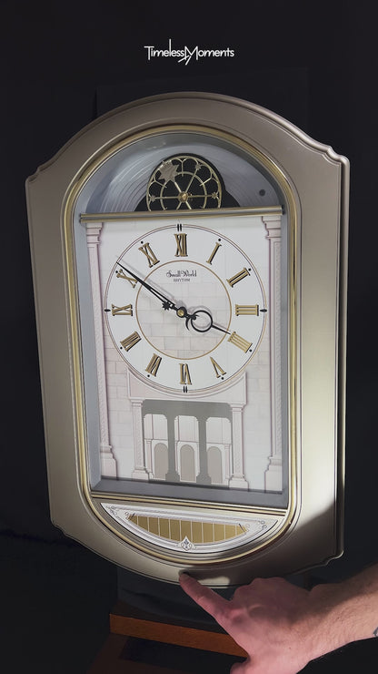 Rhythm “Renaissance” Magic Motion Musical Wall Clock with Moving Dial and Decorations - 4MH788-R18